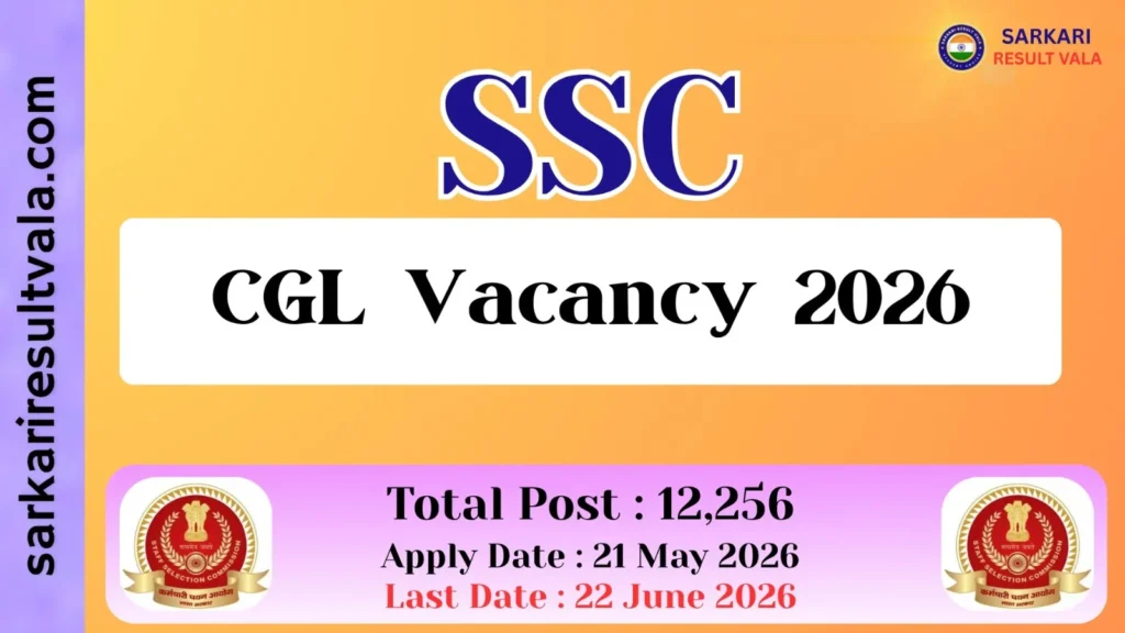 SSC CGL Vacancy 2026